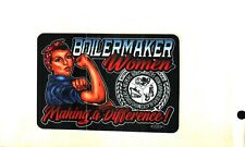 NICE WOMEN BOILERMAKER MINING STICKER # 21 picture
