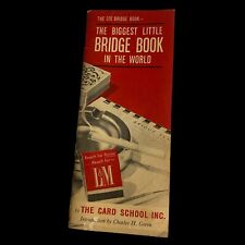 Vintage 1961 L & M Cigarettes Biggest Little BRIDGE BOOK WORLD Card School picture