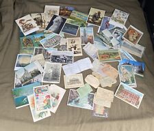 Junk Journal Lot 52+ Antique Vintage Paper Ephemera Greeting, Postcards  As Is picture