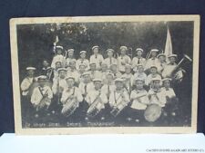 Post WWI Denmark Military Parade Band Postcard Soborg Gribskov Danish Boy School picture
