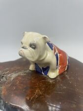 Royal Doulton Union Jack Winston Churchill English Bulldog Figurine RN 645658 picture
