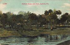 Sanford House & Park Sanford Florida FL c1910 Postcard picture