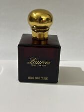 Lauren by Ralph Lauren 4OZ/118ML Natural Spray Cologne Perfume Vintage READ Desc picture