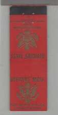 Matchbook Cover - Military Fort Sam Houston Officers Mess picture