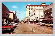 West Palm Beach FL-Florida, Business Area Clematis Street, Vintage Postcard picture