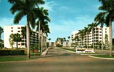 Postcard Palm Beach Towers Apartment Hotel Florida Posted 1958 picture