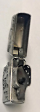 Zippo Chrome Lighter With Cowboy Hat & Rope Western Scene used picture