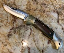 Old Smoky Single Blade Knife - Stag-Great Condition- Very Nice Sheath picture