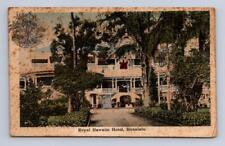 ROYAL HAWAIIAN HOTEL HONOLULU HAWAII POSTCARD (c. 1905) picture