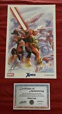 X-Men Alex Ross Print Signed by Stan Lee with COA & Alex Ross Only 200 Marvel picture