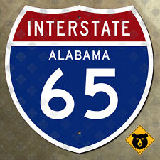 Alabama Interstate route 65 Mobile Montgomery Birmingham highway road sign 12x12 picture