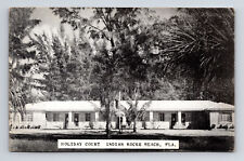 Holiday Court Motel Indian Rocks Beach Florida FL Roadside America Postcard picture