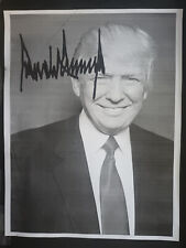 Donald Trump Authentic Autograph, Real, Not Reproduction picture
