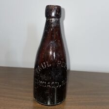 PAUL POHL CHICAGO ILL. ANTIQUE BEER BOTTLE picture