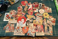Vintage Mechanical + Valentines Cards & A Few Greetings -  Lot Of 26 picture