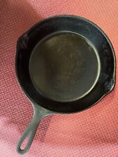 Unbranded 9.5 In. Cast Iron Skillet Vintage picture