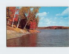 Postcard Lake Scene Greetings from Whitestone Ontario Canada picture