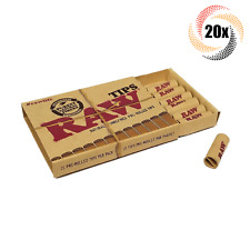 Full Box 20x Packs Raw Unrefined Pre Rolled Tips | 21 Per Pack | 2 Free Tubes picture