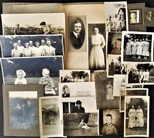 LOT 1912 antique PHOTOGRAPHS conshocten oh MILO ESTHER ELY family friends picture