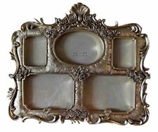Vintage Gold Filigree Picture Frame French Country Cottage Core Roses NOS picture