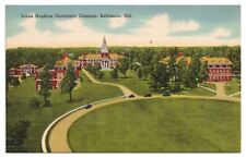 Baltimore Maryland Vintage Postcard Johns Hopkins University Campus Unused picture