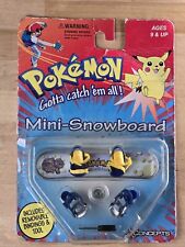 1999 X-CONCEPTS POKEMON WEEZING MINI SNOWBOARD  *TAPED ON CARD* READ DESCRIPTION picture