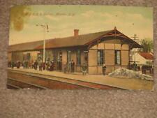 N.Y.C. R.R. Station, Adams, N.Y., 1912, used vintage card picture