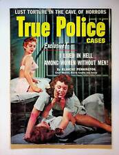 True Police Cases Magazine Aug 1956 Vol. 8 #90 VG- 3.5 picture