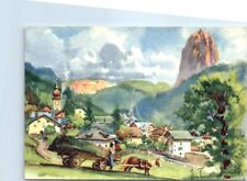 Postcard - Dolomites - Val Gardena and Langkofelgruppe, Italy picture