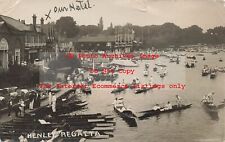 England, Henley-in-Thames, RPPC, Rowling, Royal Regatta, Photo picture