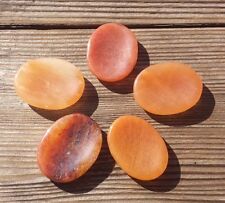 NATURAL RED AVENTURINE GEMSTONE WORRY STONE (ONE) picture
