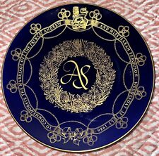 Rare HRH Prince Andrew & Miss Sarah Ferguson Wedding Plate Royal Blue Fergie picture