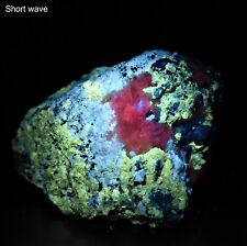 292 GM Rare Fluorescent Afghanite W/ Lazurite , Phlogopite and Calcite On Matrix picture