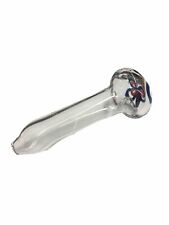 Clear glass pipe smoking Flower Design picture