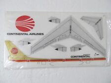 Vintage Continental Airlines Foam Toy Glider Airplane Kit Collectible Souvenir picture