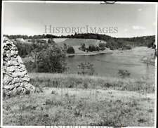 1965 Press Photo View of Sunken Lake in the Lower Peninsula of Michigan picture
