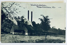 Charleston Illinois Waterworks Williams Photoette Antique Postcard c1910 picture