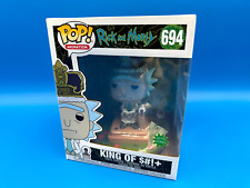 FUNKO POP DELUXE ANIMATION RICK AND & MORTY KING OF S#+ VINYL FIGURE 694 #694 picture