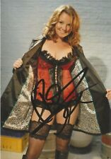 EASTENDERS: CHARLIE BROOKS 'JANINE BUTCHER' SIGNED 6x4 SEXY ACTION PHOTO+COA picture