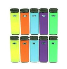 MK JET TORCH 10 Ct Full Size Lighters Refillable Windproof Colorful Lighter picture