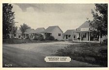 Searsport ME Greenfinch Cabins and Store Postcard picture