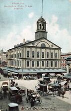 Postcard Antique Faneuil Hall From The McPhail Piano Co. Boston MA picture