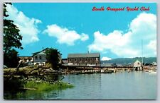 Postcard Maine South Freeport Yacht Club 10X picture