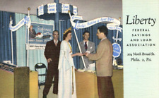 1949 ADVERTISING PC LADY LIBERTY FEDERAL SAVINGS & LOAN PHILADELPHIA PA NOS NM* picture