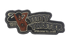 TITTY TWISTER OPEN DUSK TILL DAWN CHICAS 3D ARMY EMBROIDERED HOOK LOOP PATCH /02 picture