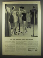 1956 Warner's Corselettes Ad - Your most important line is never spoken picture