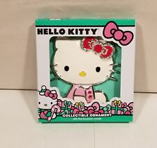 Hello Kitty Metal Christmas Ornament Collectible with Fine European Crystals Pin picture