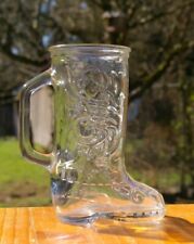 6 pcs Cowboy Boot Glass Beer Mug Cup  Tall Western  300ml picture