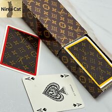 LOUIS VUITTON Monogram Trump Playing cards vintage very rare 45 years old B N230 picture