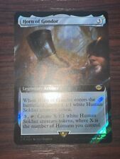 1x SURGE FOIL BORDERLESS HORN OF GONDOR - Lord of the Rings  MTG - Magic picture
